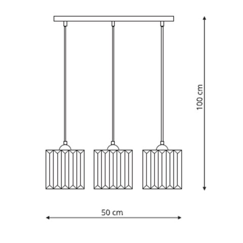 Light Prestige Lampa wiszaca Galactico czarna 3xE27
