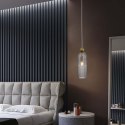 Light Prestige Lampa wisząca Piega 1 smoked 1xE14
