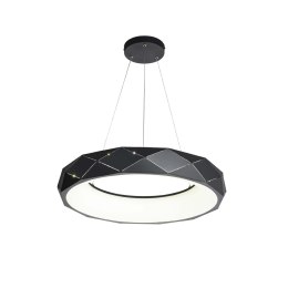 Light Prestige Lampa wisząca Reus czarna LED 4000K