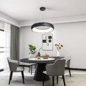 Light Prestige Lampa wisząca Reus czarna LED 4000K