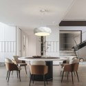 Light Prestige Lampa wisząca Reus biała 3xE27