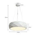 Light Prestige Lampa wisząca Reus biała 3xE27