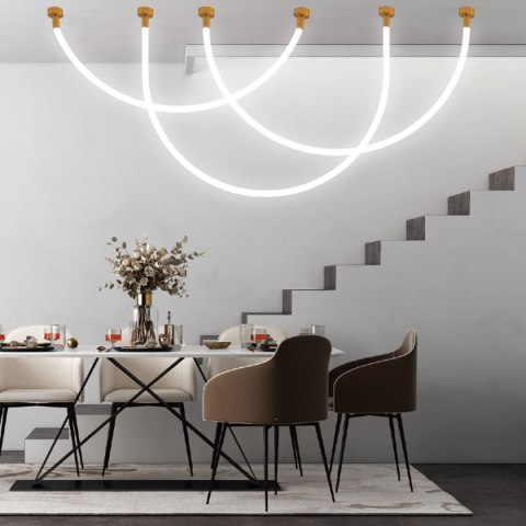 Light Prestige Lampa wisząca Rope Light 2 m biała Tuya Smart LED CCT
