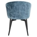 RICHMOND krzesło AMPHARA niebieskie - trudnopalne