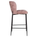 RICHMOND krzesło barowe DARBY 68 różowe - trudnopalne