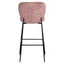 RICHMOND krzesło barowe DARBY 76 różowe - trudnopalne