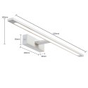 Light Prestige Kinkiet Isla biały 62cm IP44 LED CCT