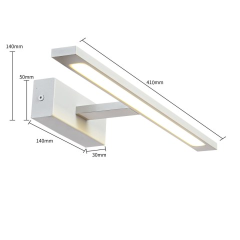 Light Prestige Kinkiet Isla biały 41cm IP44 LED CCT