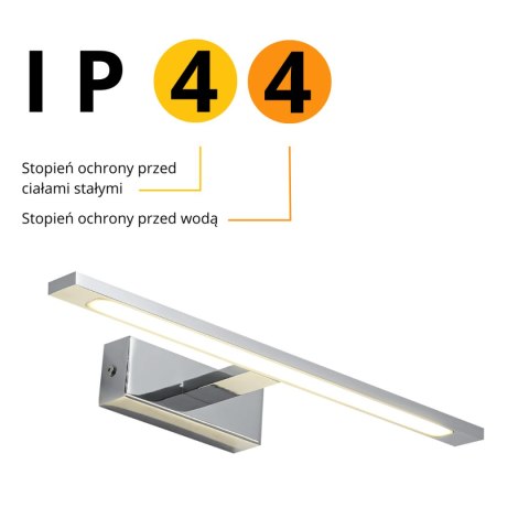 Light Prestige Kinkiet Isla chrom 41cm IP44 LED CCT