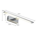 Light Prestige Kinkiet Isla chrom 41cm IP44 LED CCT