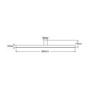 Light Prestige Kinkiet Nevada 60 cm biały IP44 LED 4000K