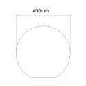 Light Prestige Lampa ogrodowa Gaja 40 cm biała 1xE27
