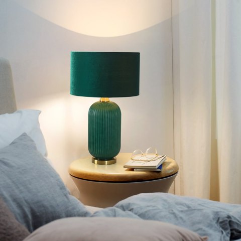 Light Prestige Lampa stołowa Tamiza 65 cm zielona 1xE27