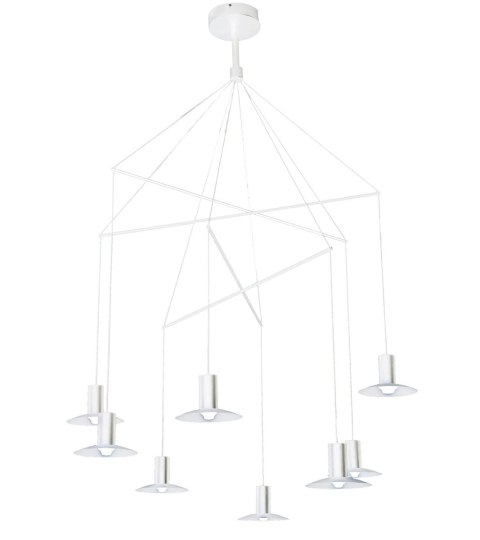 Light Prestige Lampa wisząca Hat biała LED 3000K