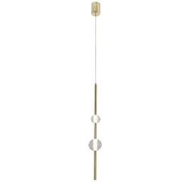 Light Prestige Lampa wisząca Vaku złota LED 4000K