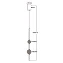 Light Prestige Lampa wisząca Vaku złota LED 4000K