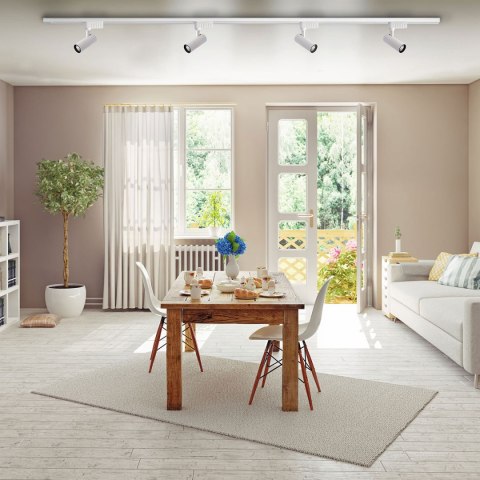 Light Prestige Zestaw oświetlenia szynowego Rocca SET 1F biały 3xLED 4000K