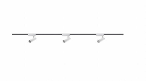Light Prestige Zestaw oświetlenia szynowego Rocca SET 1F biały 3xLED 4000K