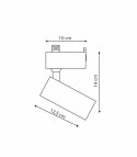 Light Prestige Zestaw oświetlenia szynowego Rocca SET 1F biały 3xLED 4000K