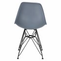 Krzesło P016 PP Black dark grey