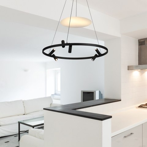Light Prestige Lampa wisząca Almeria czarna LED 4000K