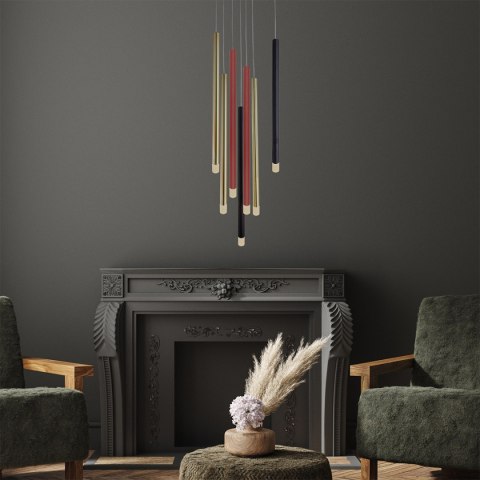 Light Prestige Lampa wisząca Lungo 7 kolor mix 7xG9