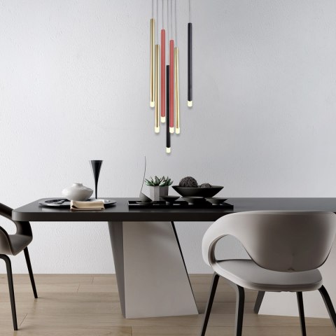 Light Prestige Lampa wisząca Lungo 7 kolor mix 7xG9