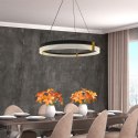 Light Prestige Lampa wisząca Plum Triangle 80 cm czarno-transparentna LED CCT