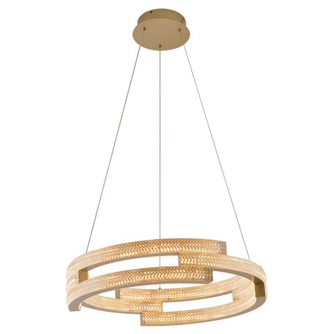 Light Prestige Lampa wisząca Tarja złota LED CCT