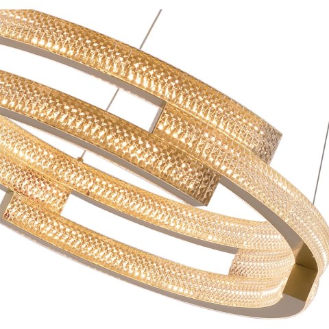 Light Prestige Lampa wisząca Tarja złota LED CCT