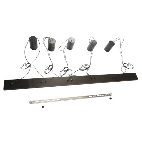 Light Prestige Lampa wisząca Toledo czarna 5xGU10