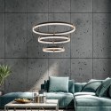 Light Prestige Lampa wisząca Plum 80 cm 60 cm 40 cm czarno-transparentna LED CCT