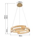Light Prestige Lampa wisząca Tarja złota LED CCT