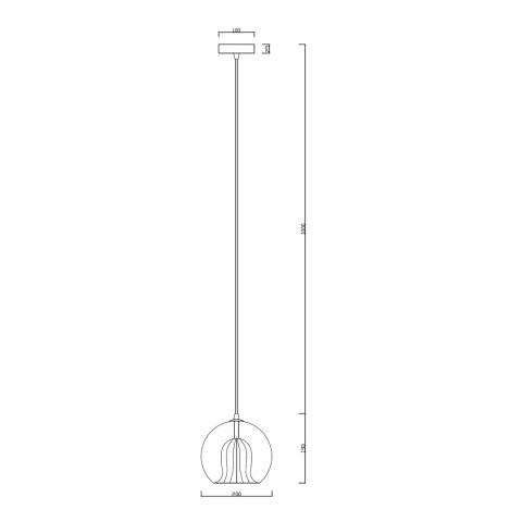 Light Prestige Lampa wisząca Arette złota 1xE27
