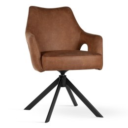 Krzesło obrotowe VESPER camel/czarna/BULL09