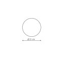 Light Prestige Plafon Platillo 21 cm złoty LED CCT
