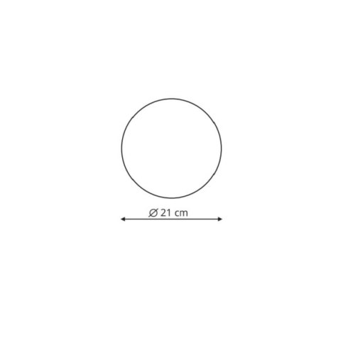 Light Prestige Plafon Platillo 21 cm złoty LED CCT