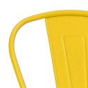 Krzesło Paris Wood żółte sosna naturalna