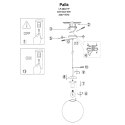 Light Prestige Lampa wisząca Palla chrom 1xE14
