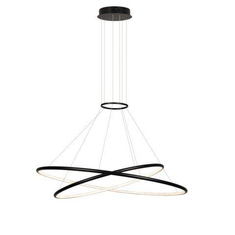 Light Prestige Lampa wisząca Halifax czarna LED CCT