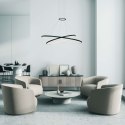 Light Prestige Lampa wisząca Halifax czarna LED CCT