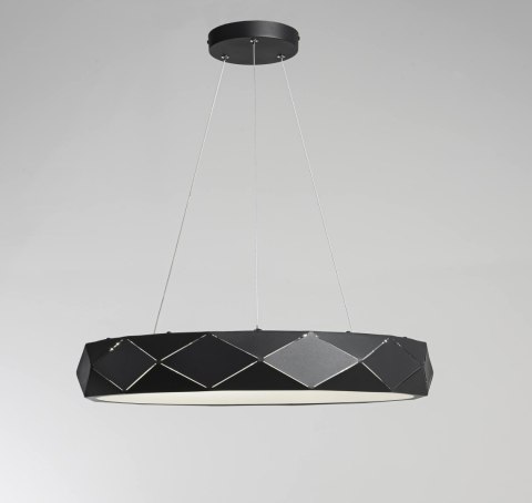 Light Prestige Lampa wisząca Reus czarna LED 4000K