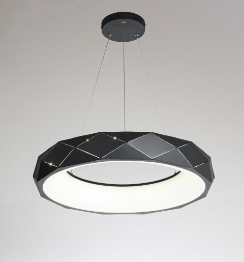 Light Prestige Lampa wisząca Reus czarna LED 4000K