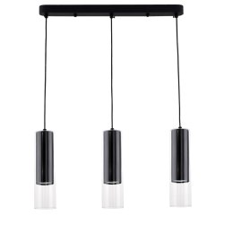 Light Prestige Lampa wisząca Manacor czarna 3xGU10
