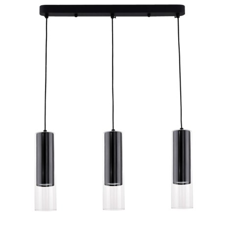 Light Prestige Lampa wisząca Manacor czarna 3xGU10