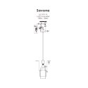 Light Prestige Lampa wisząca Savona czarna 1xE27