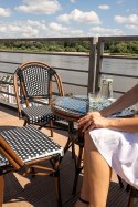 Krzesło ogrodowe CAFE PARIS brązowe rattan