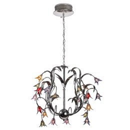 Light Prestige Lampa wisząca Hawai srebrna 20xG4