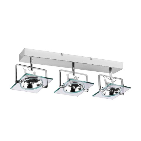 Light Prestige Plafon kinkiet Industrial srebrny 3xQR111