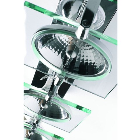 Light Prestige Plafon kinkiet Industrial srebrny 3xQR111